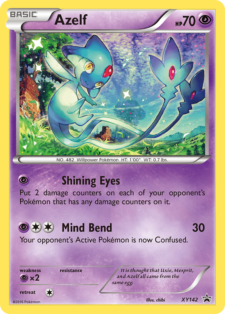 Azelf XY Black Star Promos