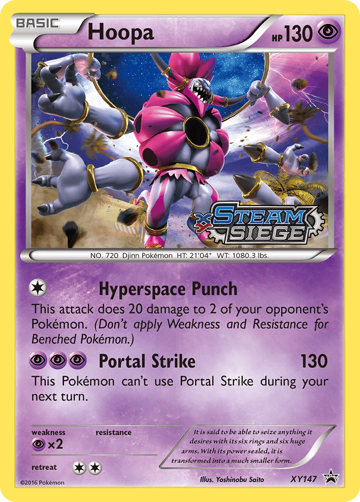 Hoopa XY Black Star Promos