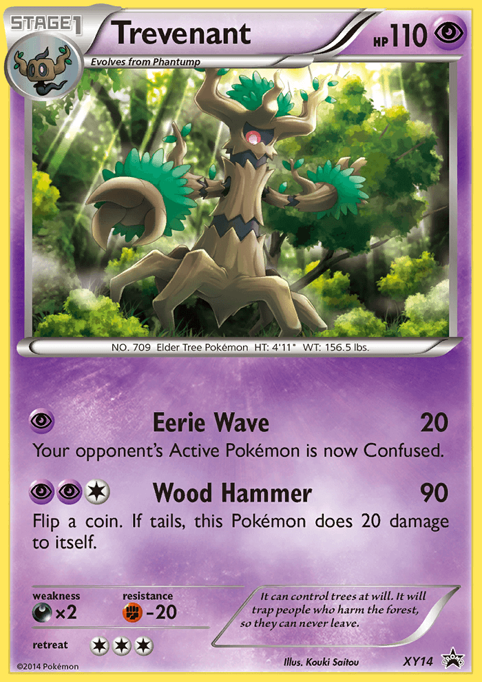 Trevenant XY Black Star Promos