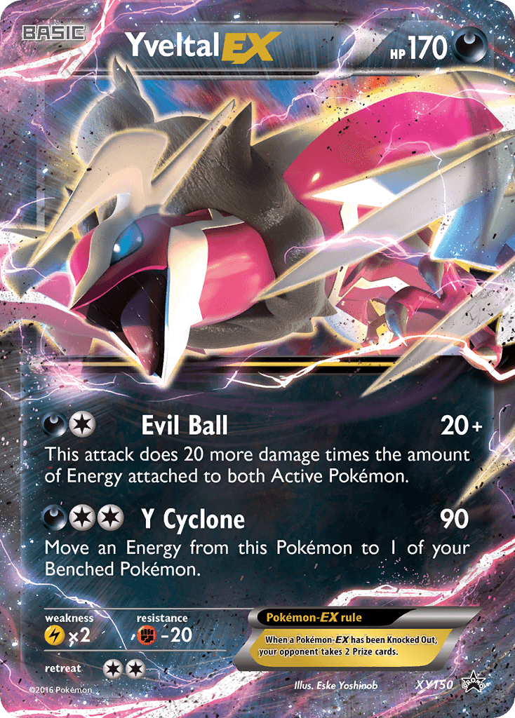 Yveltal-EX XY Black Star Promos