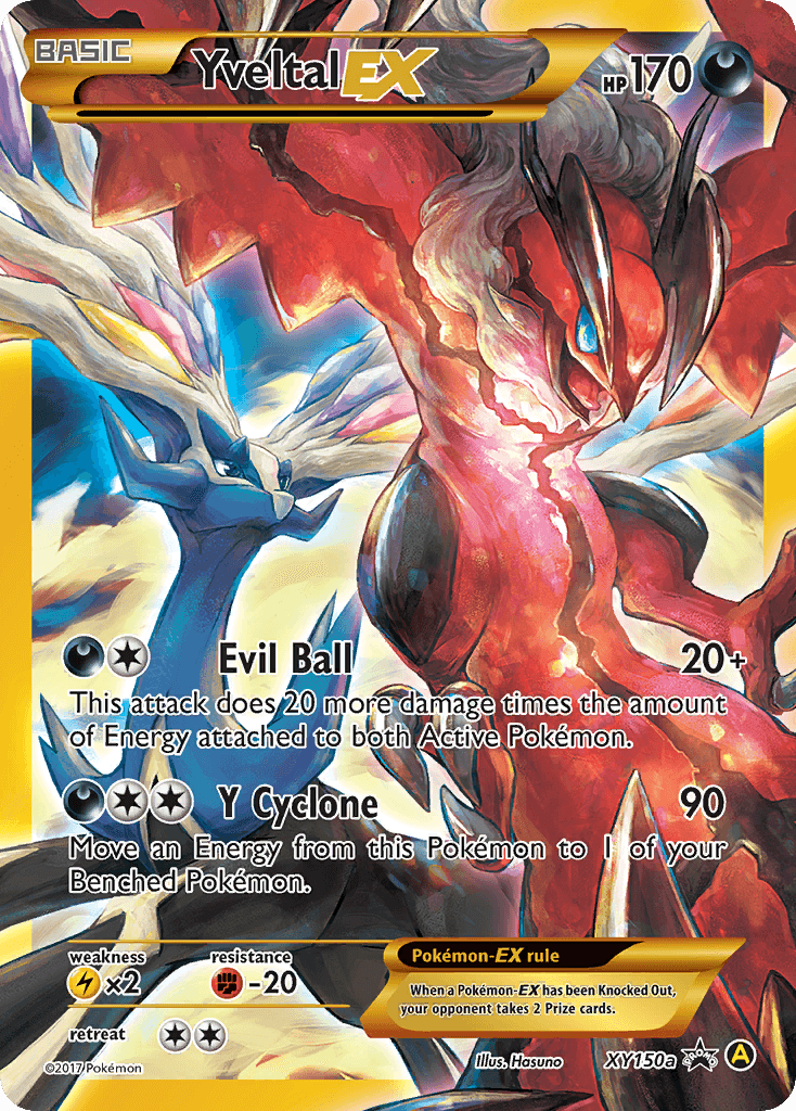 Yveltal-EX XY Black Star Promos