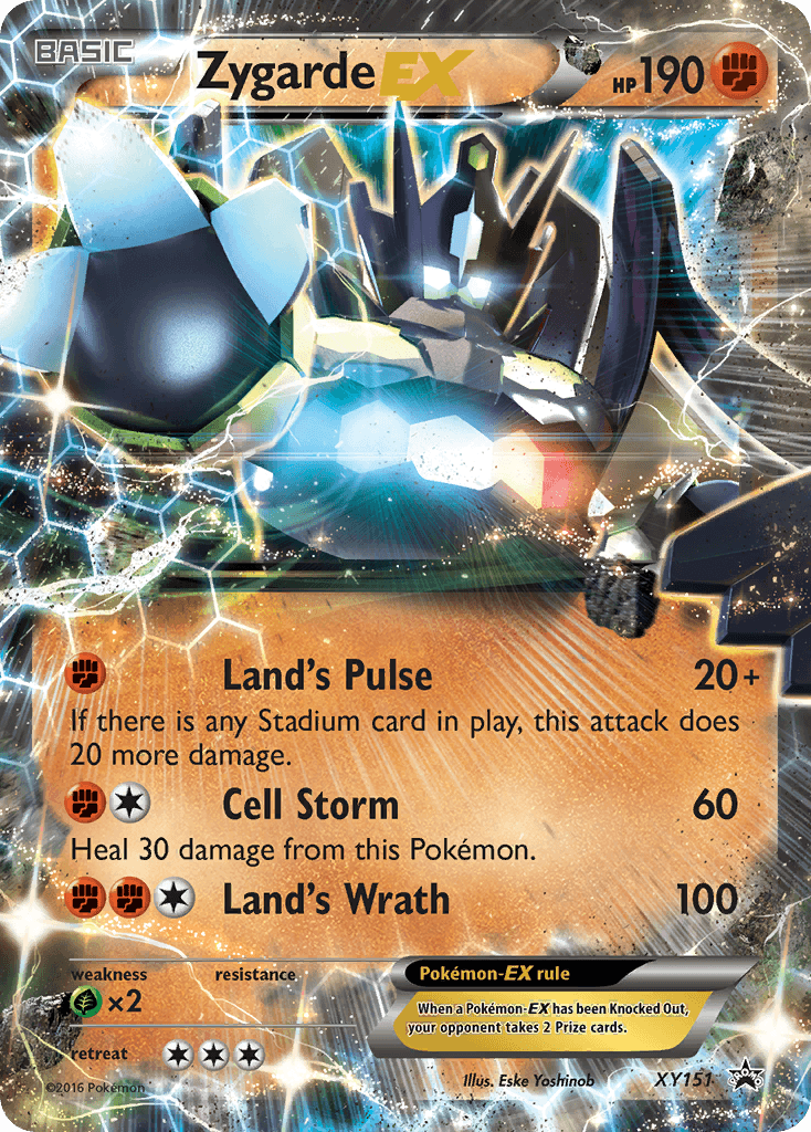 Zygarde-EX XY Black Star Promos