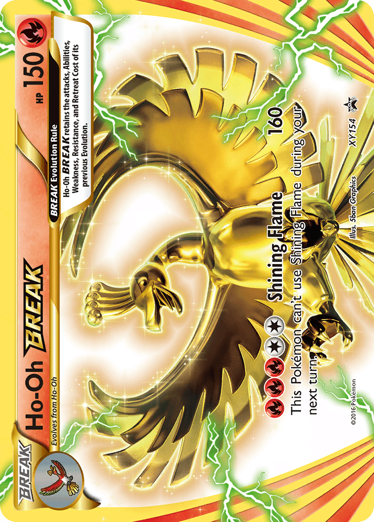 Ho-Oh BREAK XY Black Star Promos