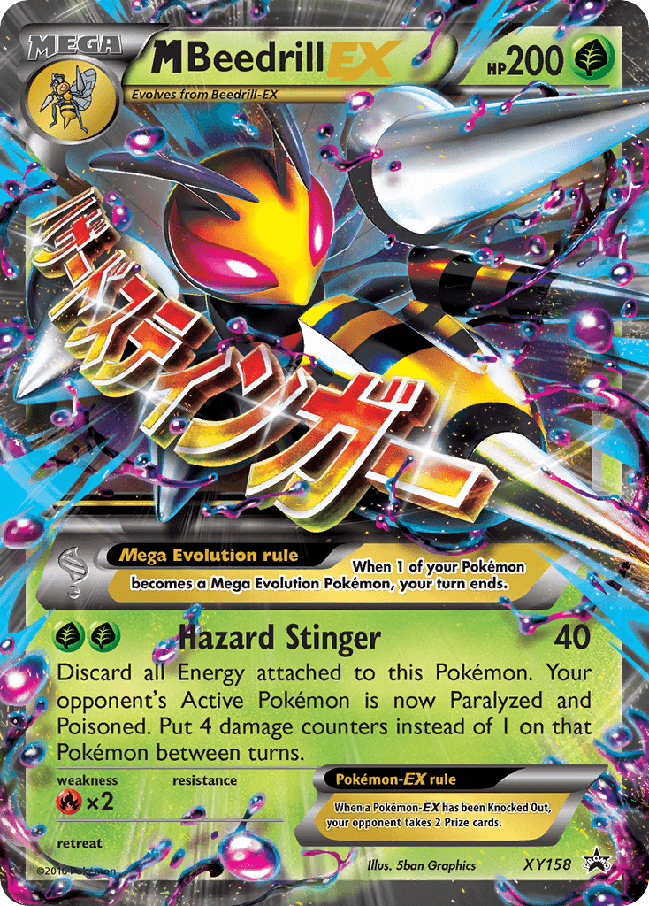 M Beedrill-EX XY Black Star Promos