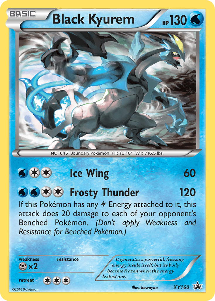Black Kyurem XY Black Star Promos