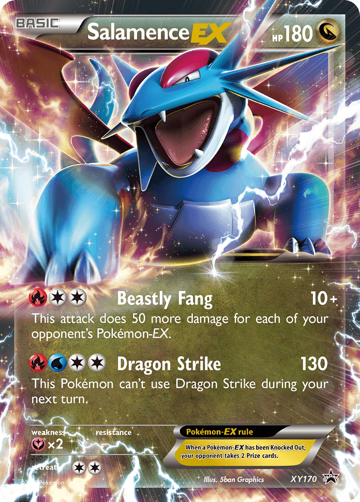 Salamence-EX XY Black Star Promos