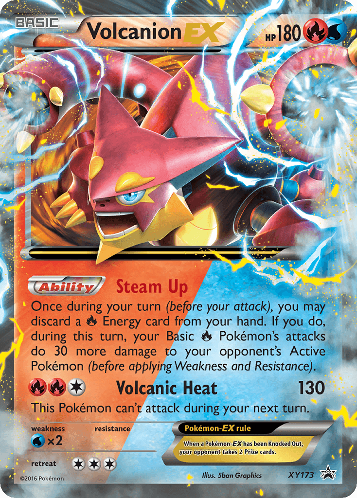 Volcanion-EX XY Black Star Promos