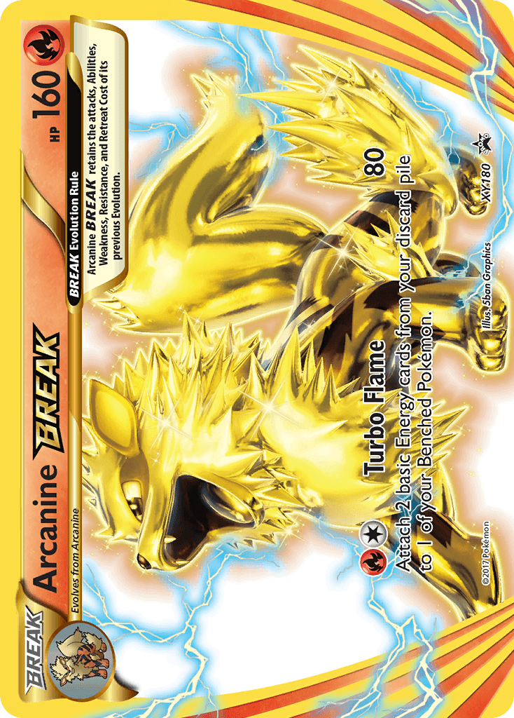 Arcanine BREAK XY Black Star Promos