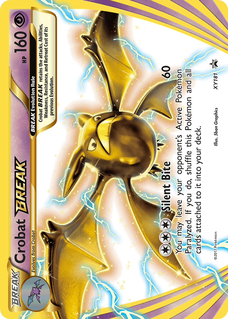 Crobat BREAK XY Black Star Promos