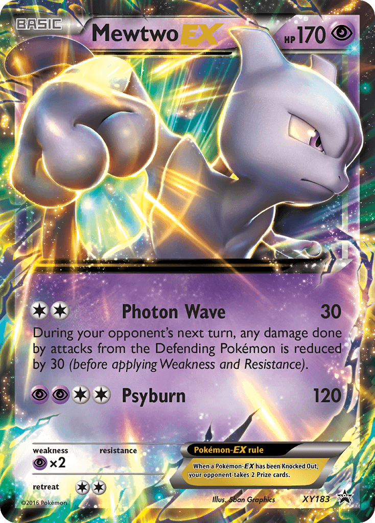 Mewtwo-EX XY Black Star Promos