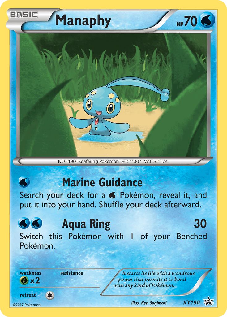 Manaphy XY Black Star Promos