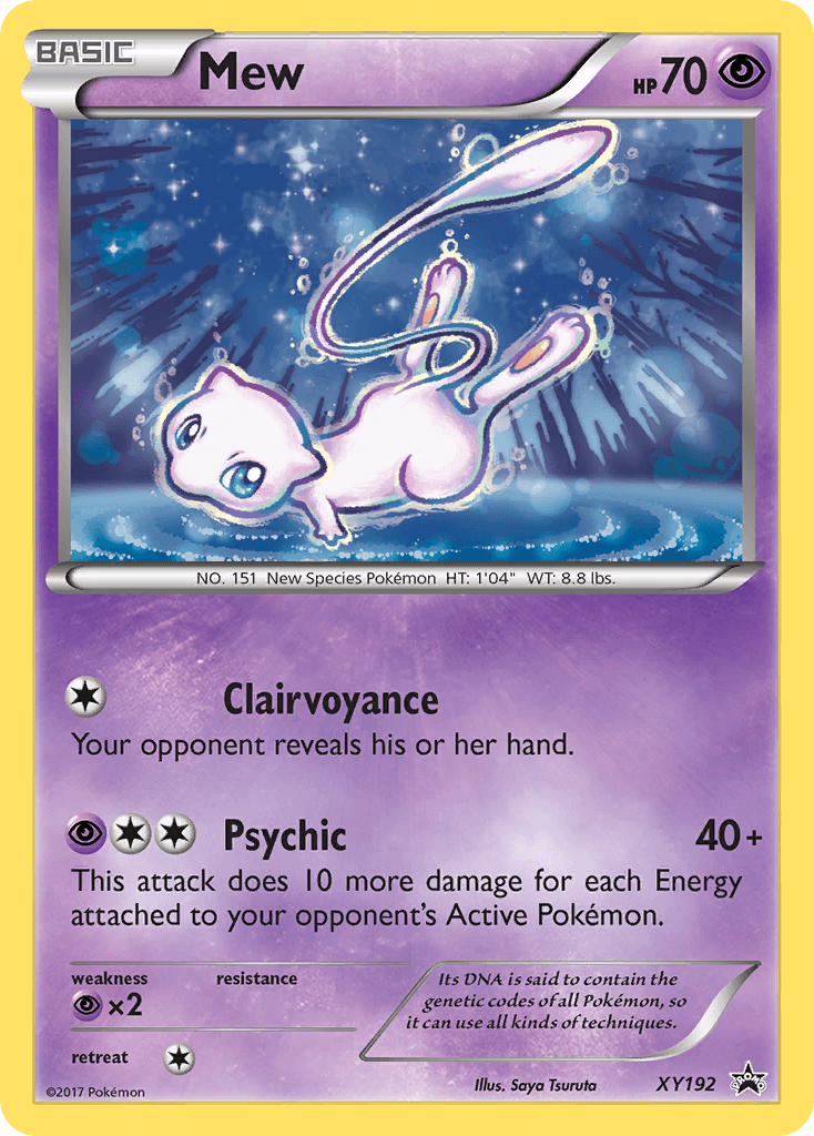 Mew XY Black Star Promos