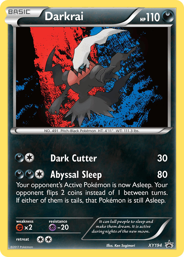 Darkrai XY Black Star Promos