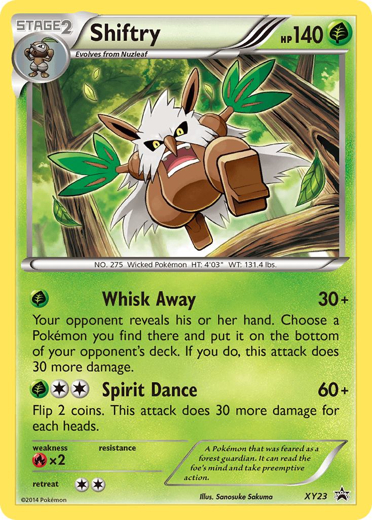 Shiftry XY Black Star Promos