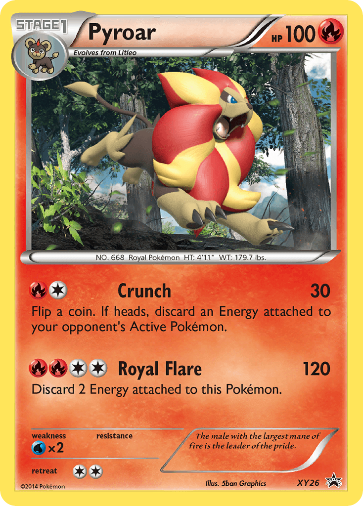 Pyroar XY Black Star Promos