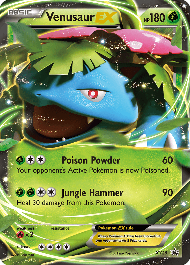 Venusaur-EX XY Black Star Promos