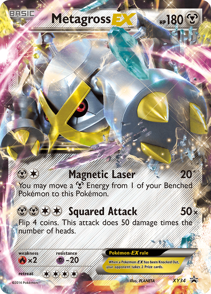 Metagross-EX XY Black Star Promos