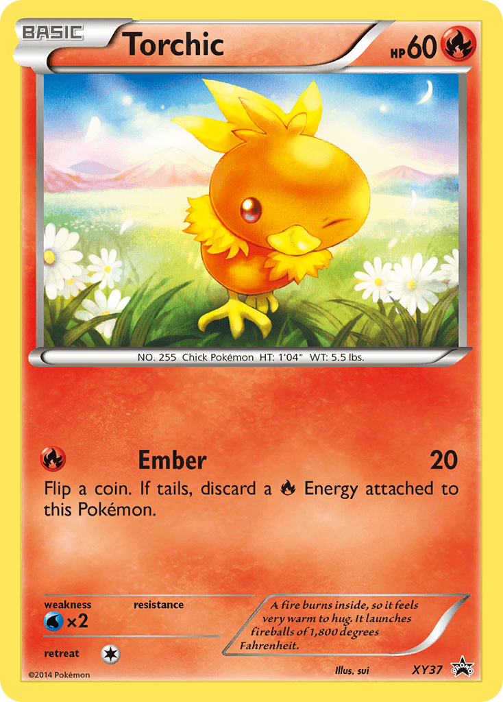 Torchic XY Black Star Promos