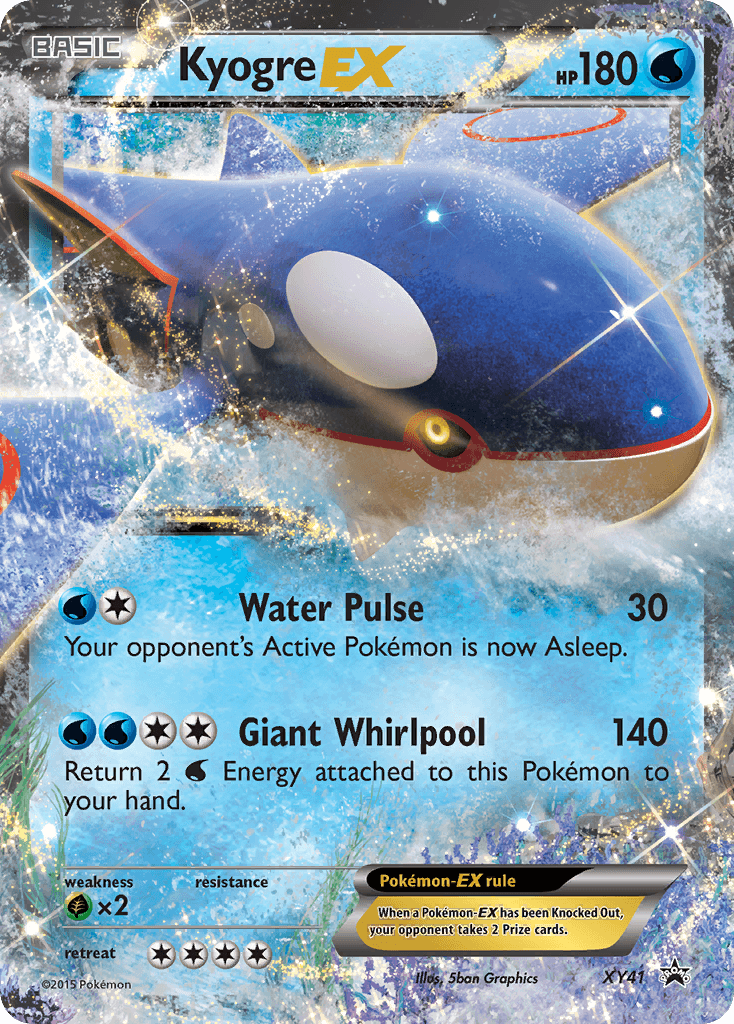 Kyogre-EX XY Black Star Promos