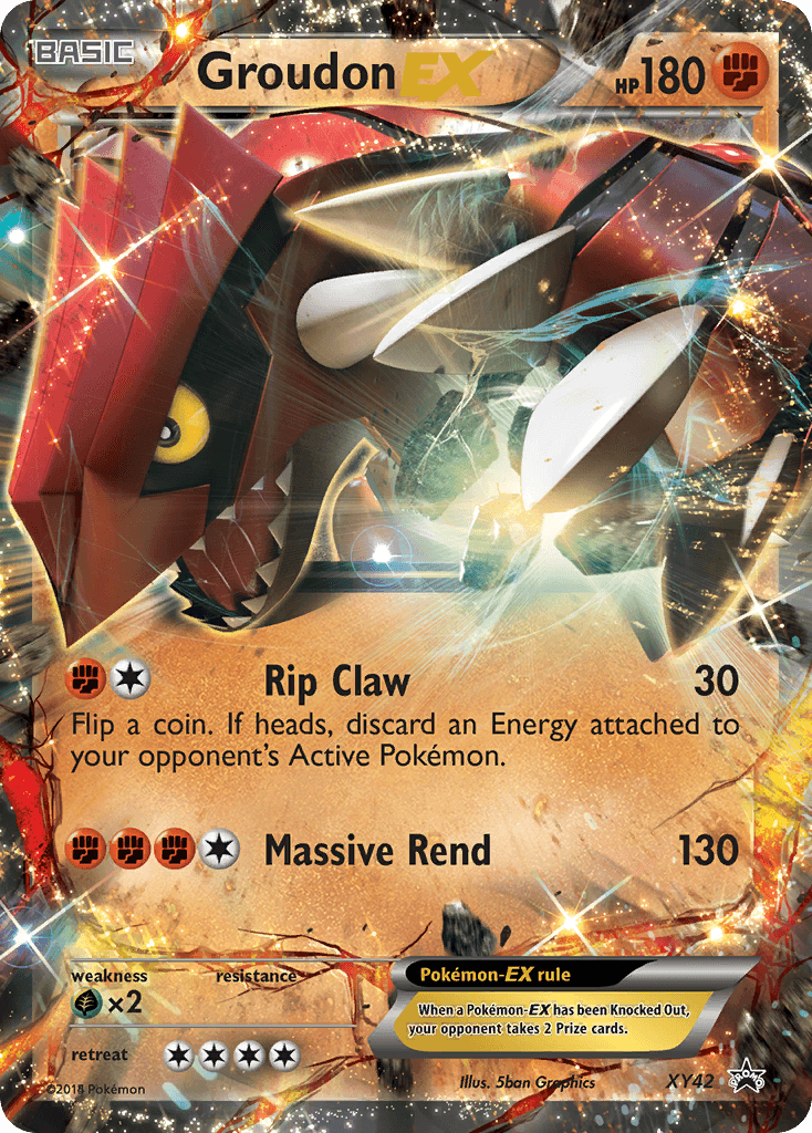 Groudon-EX XY Black Star Promos