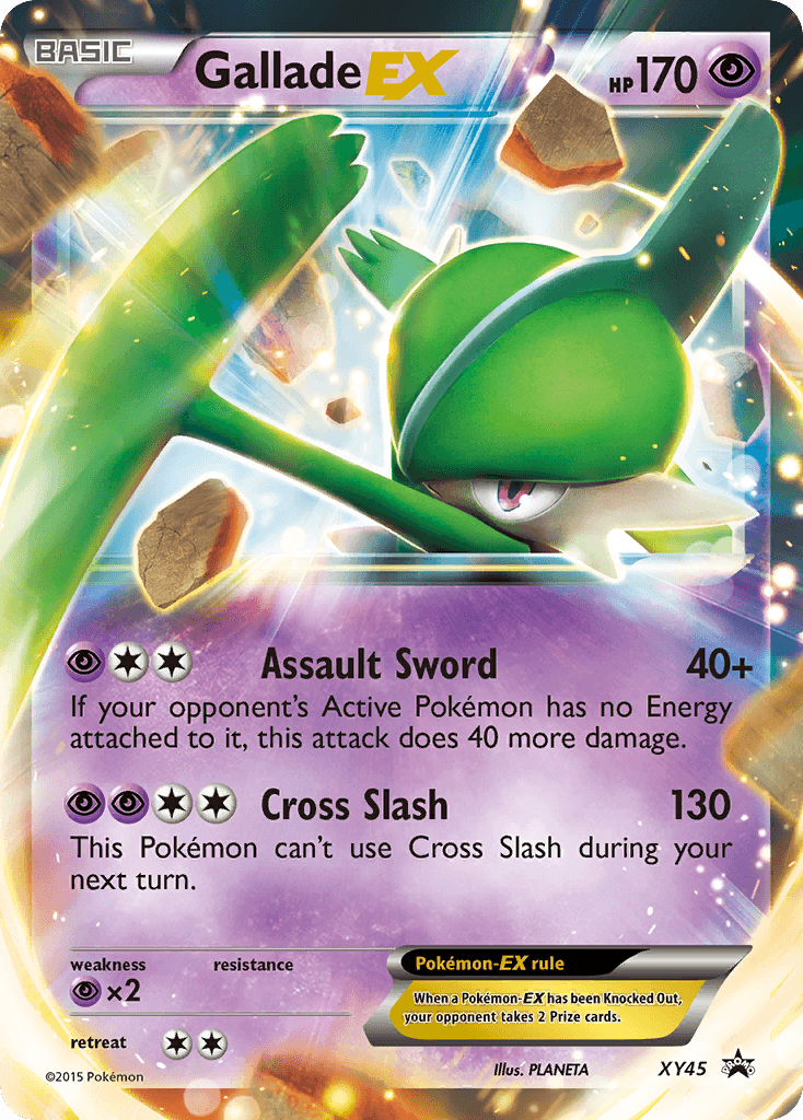 Gallade-EX XY Black Star Promos