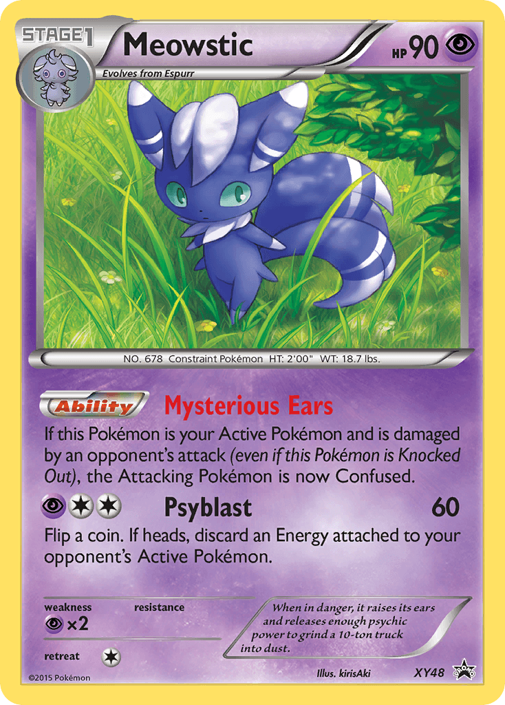 Meowstic XY Black Star Promos