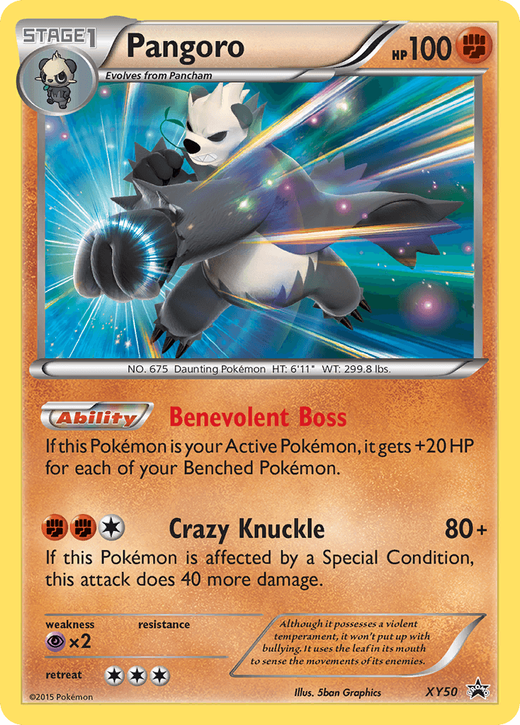 Pangoro XY Black Star Promos