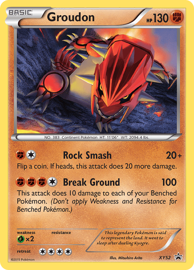 Groudon XY Black Star Promos
