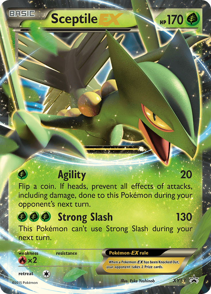 Sceptile-EX XY Black Star Promos