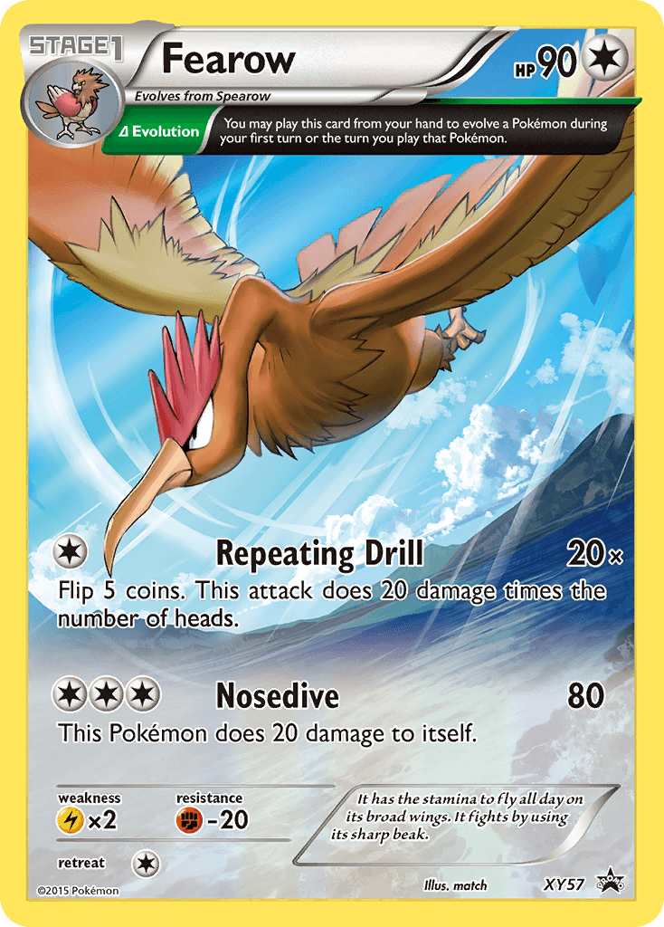 Fearow XY Black Star Promos