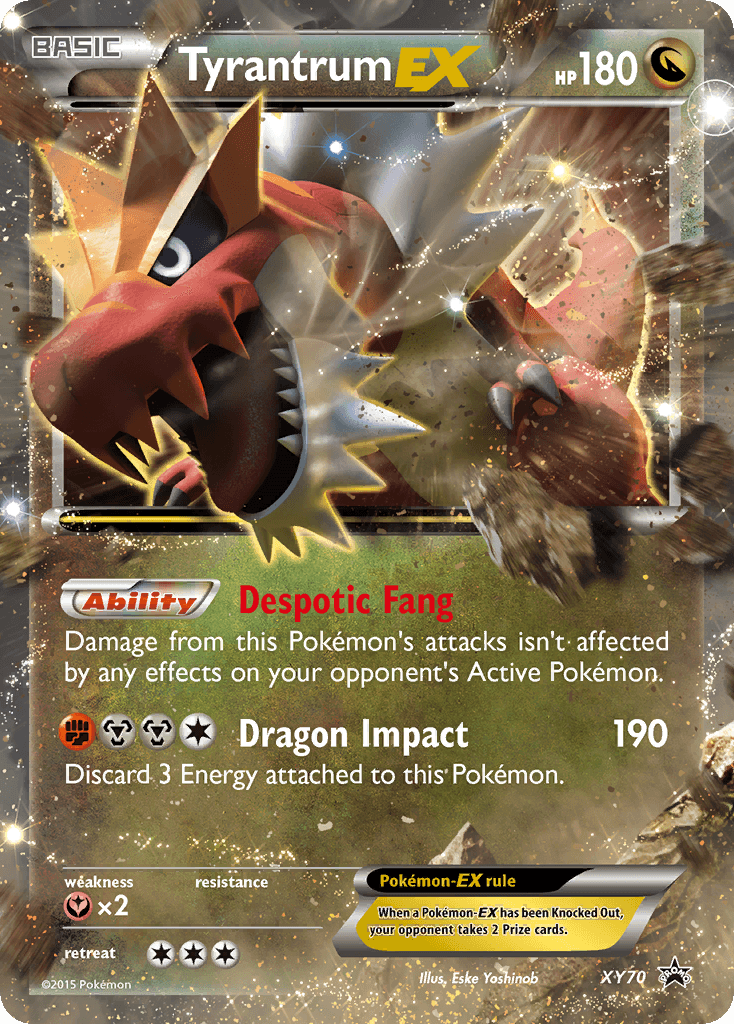 Tyrantrum-EX XY Black Star Promos