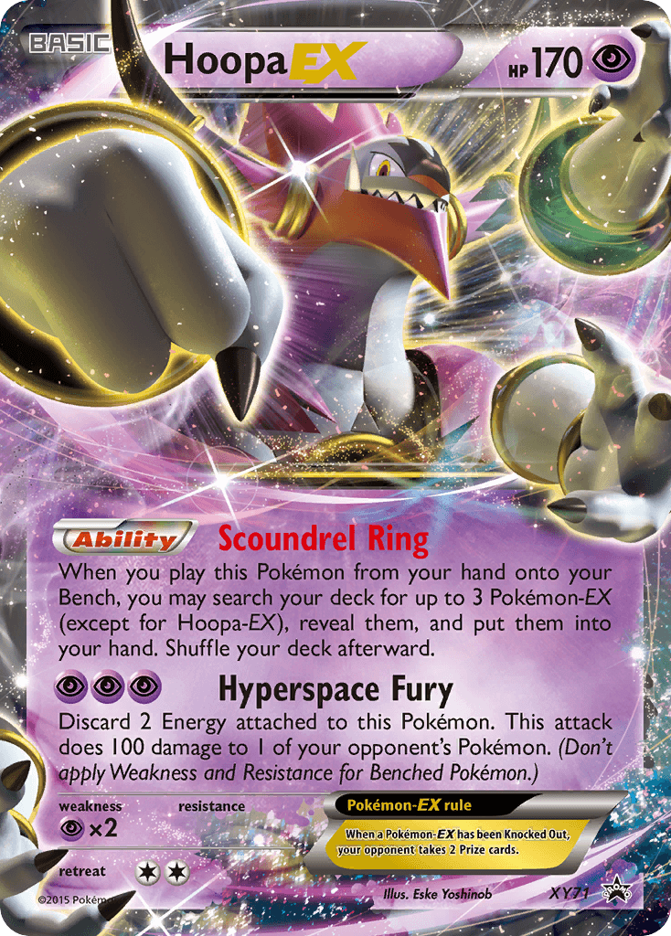 Hoopa-EX XY Black Star Promos