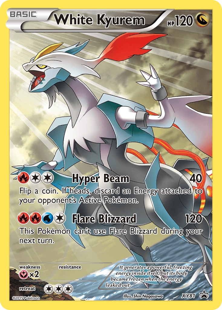 White Kyurem XY Black Star Promos