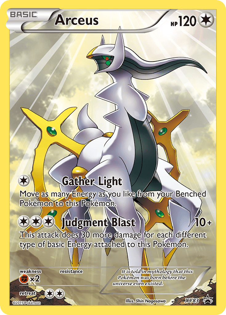 Arceus XY Black Star Promos