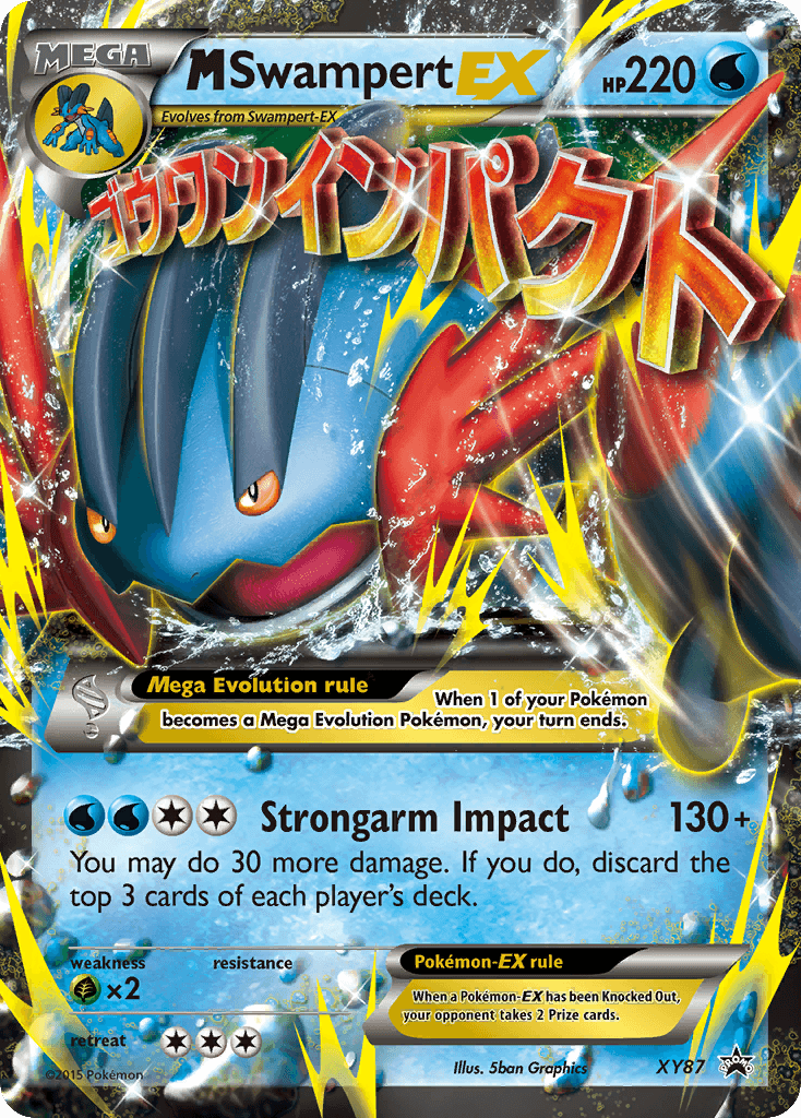 M Swampert-EX XY Black Star Promos