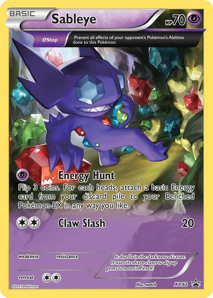Sableye XY Black Star Promos
