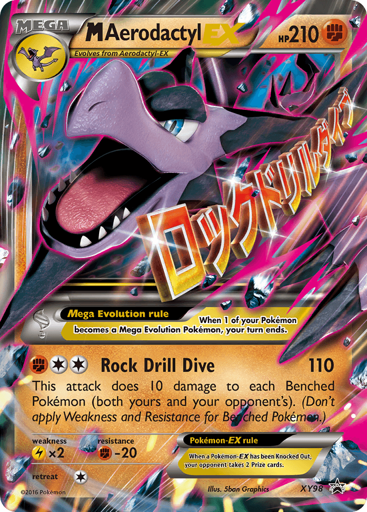 M Aerodactyl-EX XY Black Star Promos