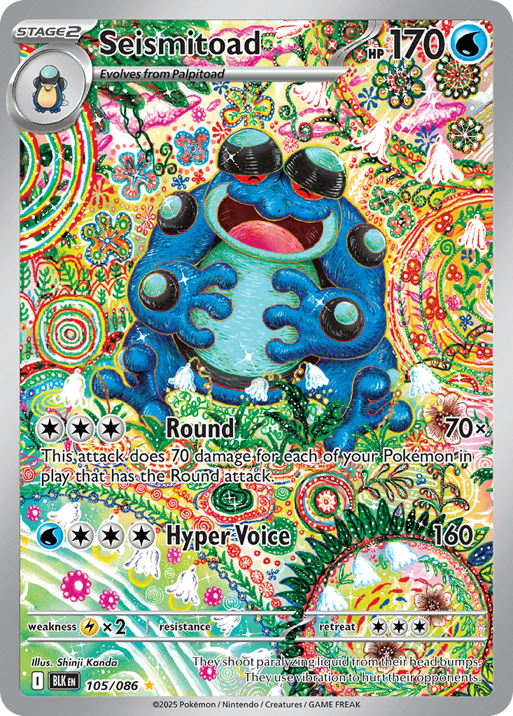 Seismitoad Black Bolt