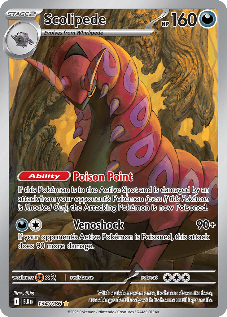 Scolipede Black Bolt