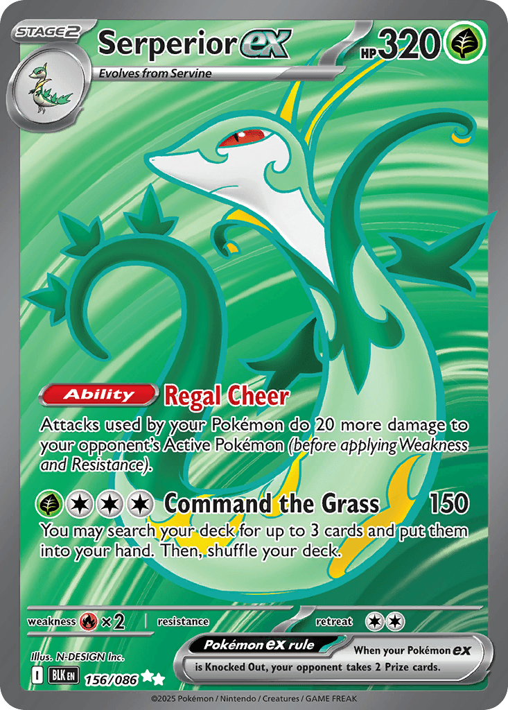 Serperior ex Black Bolt