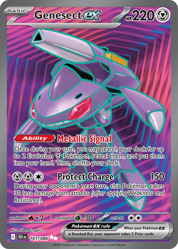 Genesect ex Black Bolt