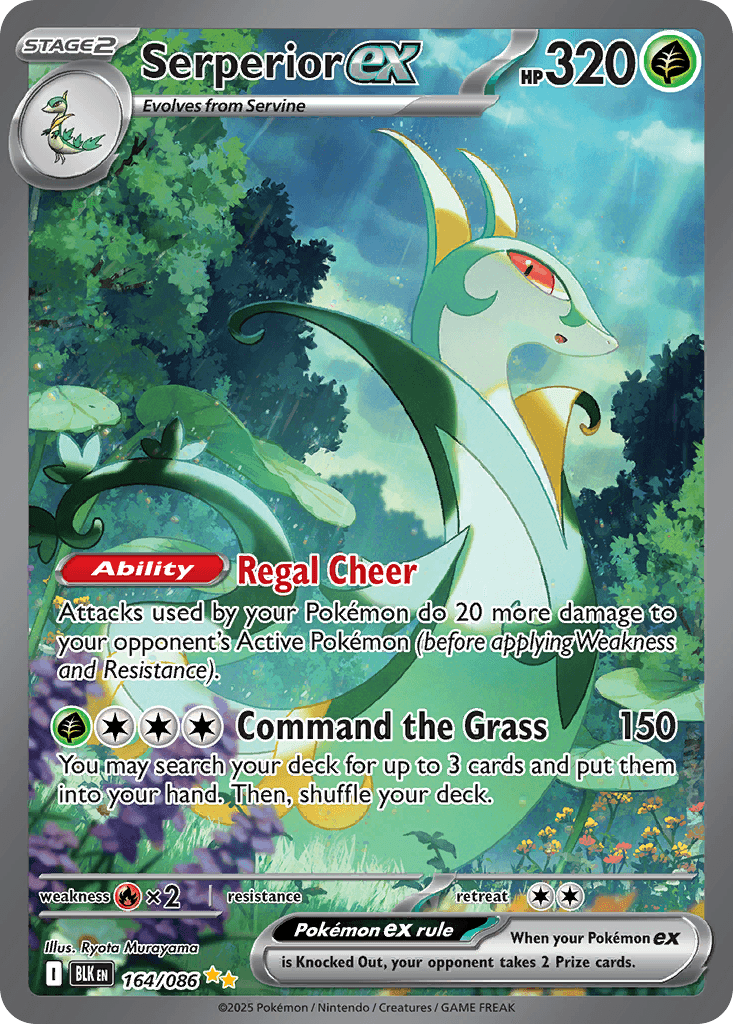 Serperior ex Black Bolt