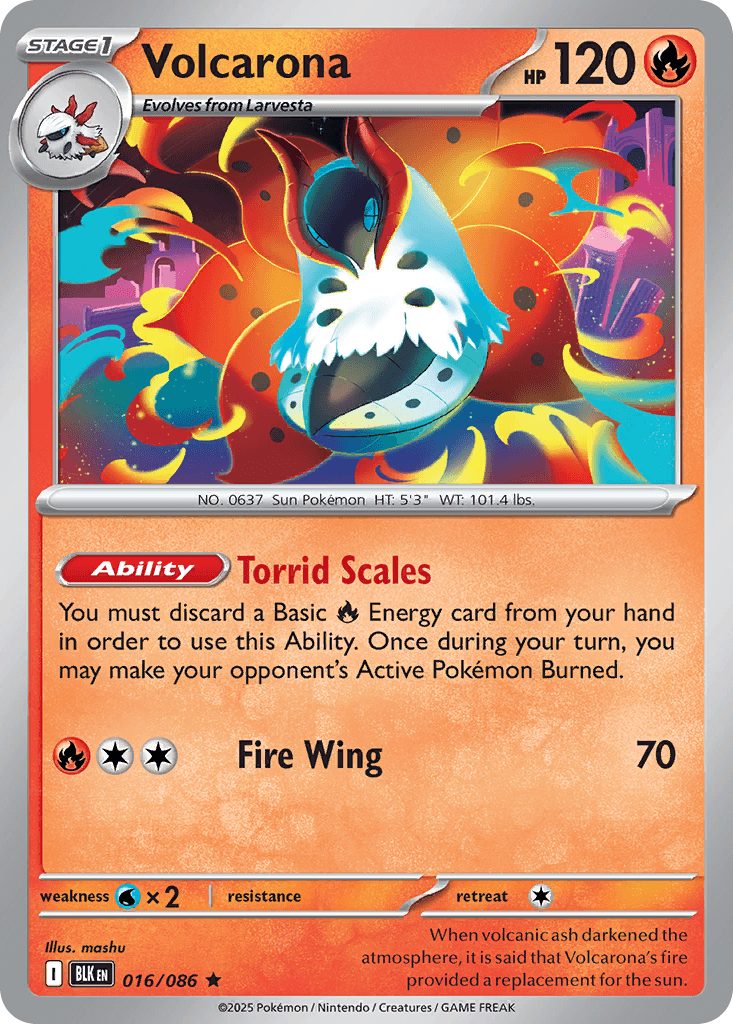 Volcarona Black Bolt