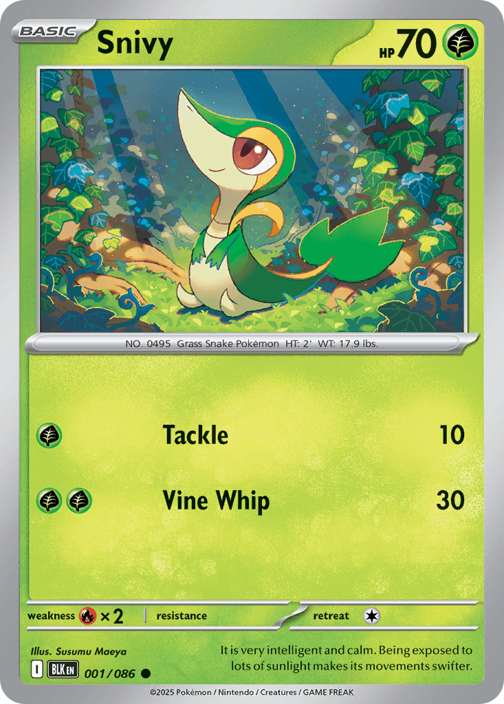 Snivy Black Bolt