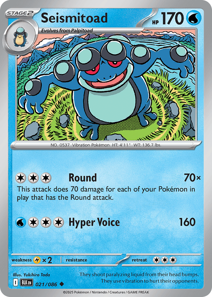 Seismitoad Black Bolt