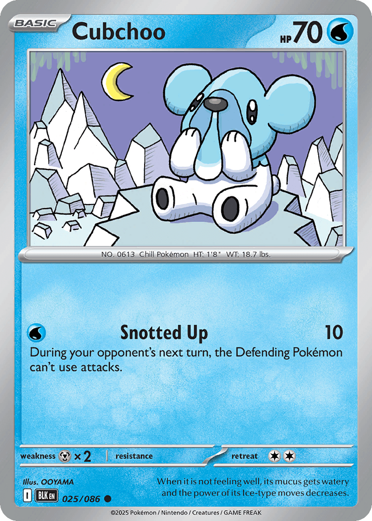 Cubchoo Black Bolt