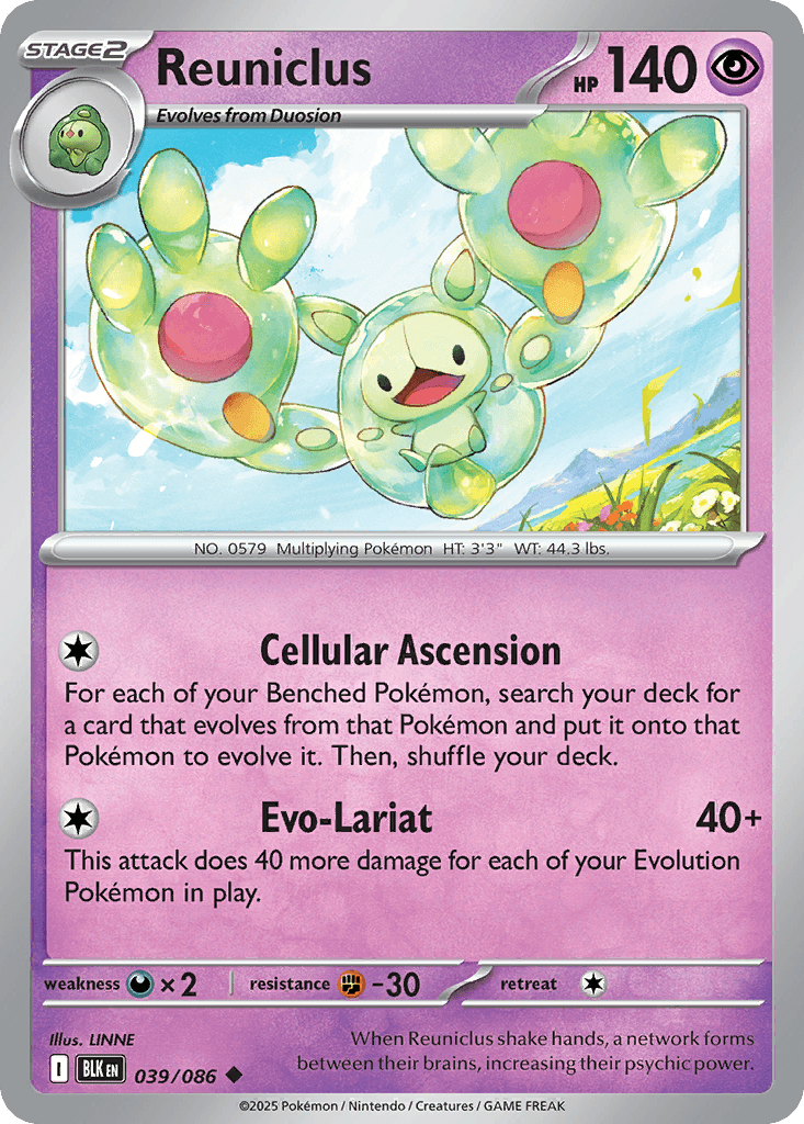 Reuniclus Black Bolt