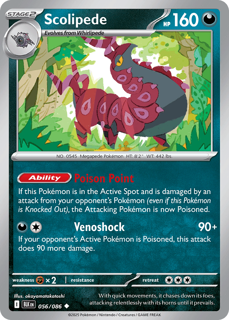 Scolipede Black Bolt
