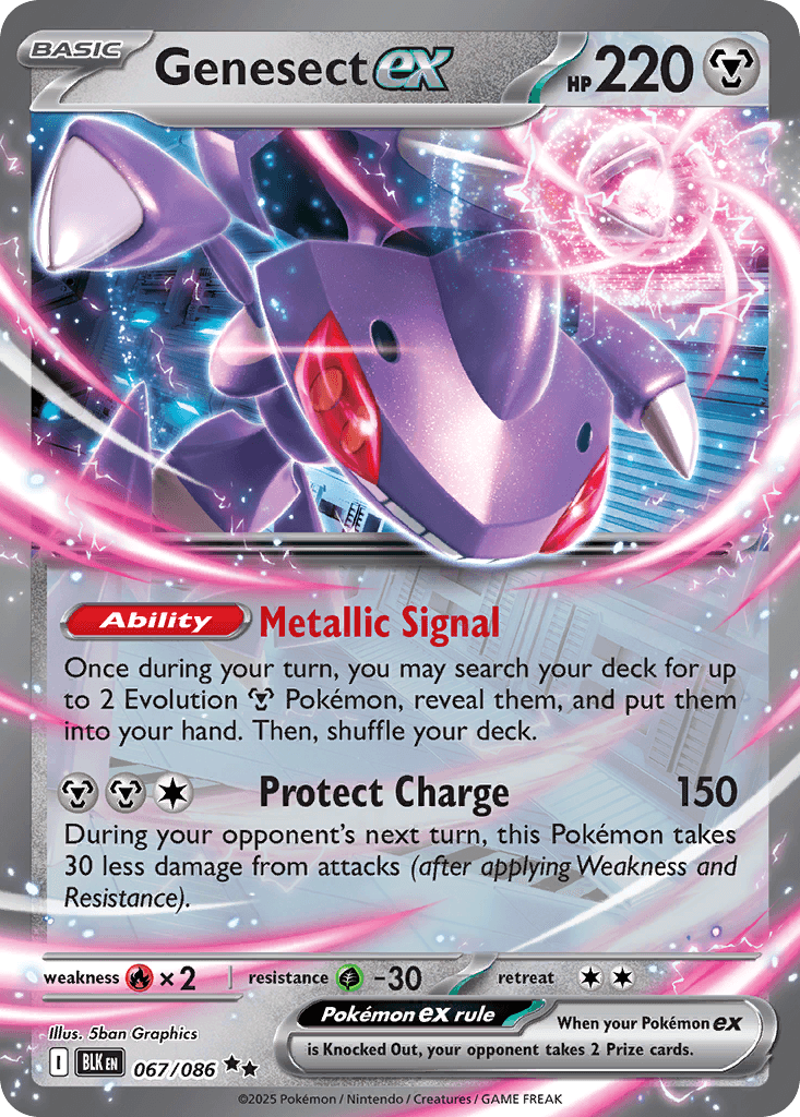 Genesect ex Black Bolt
