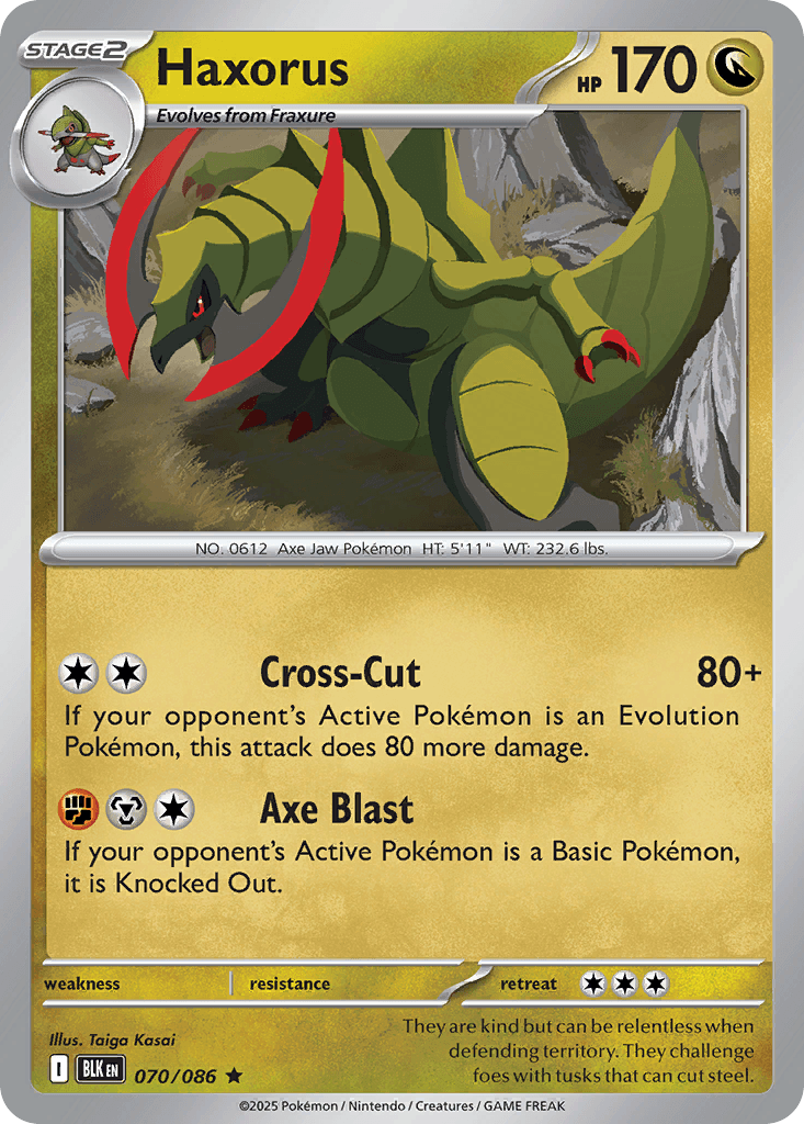 Haxorus Black Bolt